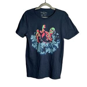 Lootcrate Attack on Titan Blue Short Sleeve Crewneck T Shirt Size Small